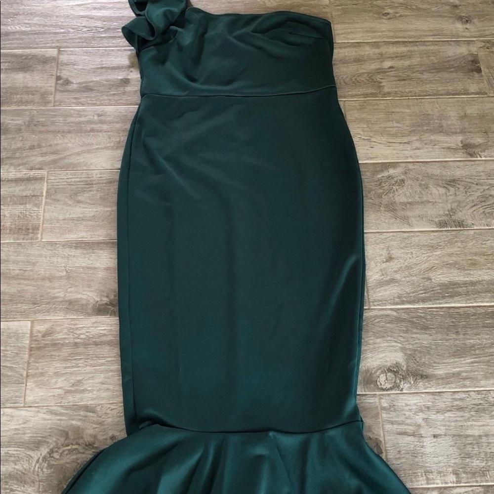 True Violet Sz 12 One Shoulder Mermaid Dress